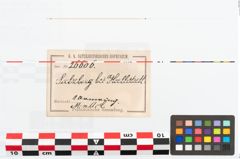 Etikett zu Bronzearmreif (NHMW-PRAE-026606)